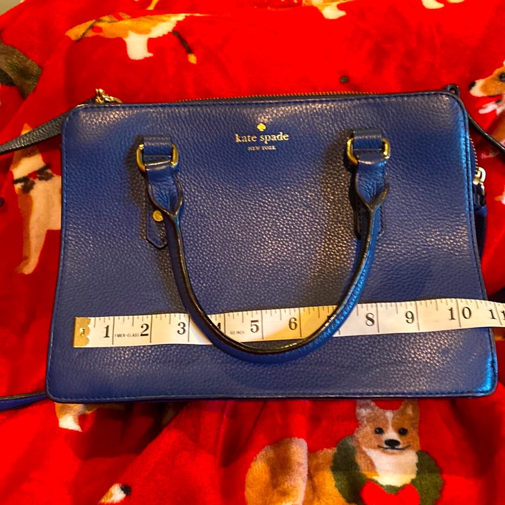Kate spade Blue hand bag Great condition Gently used